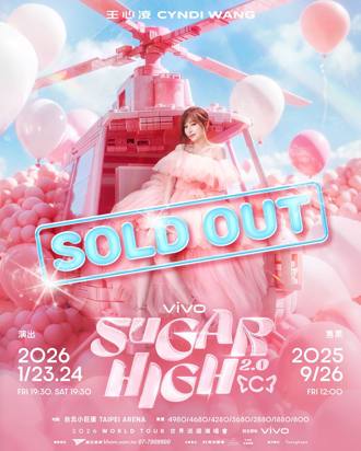 王心凌5度攻蛋2萬張門票瞬間完售 最後搶票機會曝光