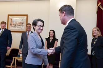 盼台美共享科技生態系 蕭美琴：期望關稅談判達互利成果