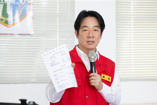 赖清德总统。（总统府提供／王千豪台北传真）