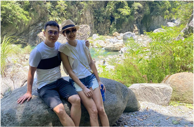 賈永婕夫妻捐出新台幣50萬元，喊話一起幫助花蓮。（圖／翻攝自賈永婕的跑跳人生 臉書）