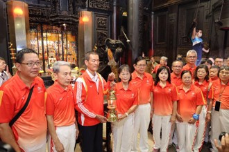 114年全國運聖火北港朝天宮取母火 祈求媽祖保佑賽事平安順利