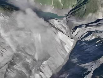 馬太鞍堰塞湖壩頂下切114公尺 剩700萬噸水量仍紅色警戒