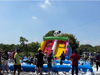 彰化永靖童樂會登場！氣墊水樂園、300把水槍嗨翻天 還能做公益