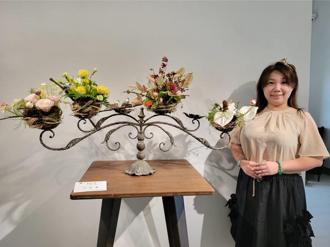 金屬中心產業顧問紀翔瀛 全國花藝展跨界秀軟實力