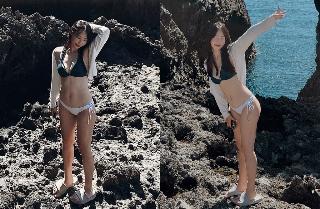 咪妃笑言希望能跟腹肌長相廝守。（圖／翻攝自juliamisakii IG）