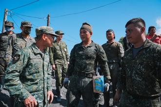 副參謀總長陳忠文花蓮勘災 慰勉官兵