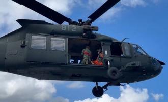 特戰垂吊險要區域 全力搜尋民眾