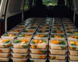 整车便当送花莲灾区 眼尖人抓包是「AI便当」挨轰