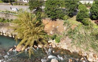 萬里區員潭溪受創嚴重 水利局斥資2.1億護岸修復