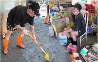 赴花蓮救災「紙箱旁吸菸」遭炎上！ 孫生首回應