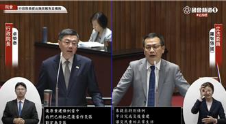 綠委要政院提供「殺傷力訊息」　卓揆：為了自我防衛