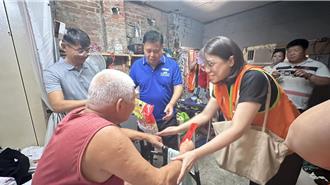 蔡衍明愛心基金會送愛到頭城 中秋節前夕慰問50邊緣家庭