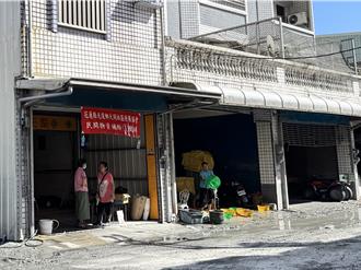 早餐店器材、漫畫全漂走 花蓮婦自嘲：站在二樓窗看東西道別