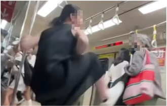 北捷嬤若在紐約地鐵挑釁　網紅人妻揭超慘下場