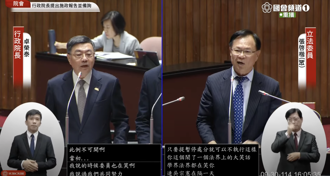 詢答火爆互槓！卓揆秒嗆「你也在笑啊」   韓國瑜急滅火