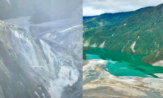 馬太鞍溪災後地形劇變 農業部比對「河床高出50公尺」