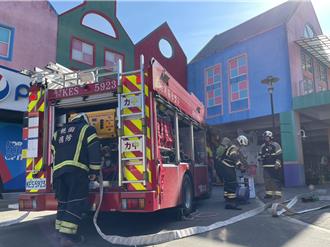 連假人潮聚集 桃市消防遊樂園、旅館防災演練