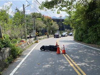台中東勢區機車自撞事故　駕駛送醫不治、乘客輕傷無大礙