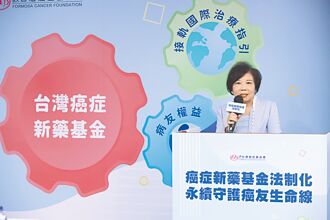 財源告急 癌症新藥基金亟待法制化