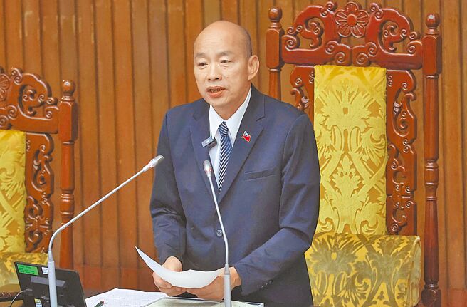 全国正副议长联谊会3月间曾拜会立法院长韩国瑜，讨论助理费用等相关法制问题。图为韩国瑜9月30日主持院会。（姚志平摄）