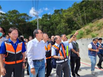 雙溪北38線邊坡搶修完工 侯友宜：必要時將「強制安置」
