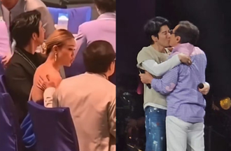 成龍摸了容祖兒  又「嘴對嘴親王力宏」粉絲抗議尖叫