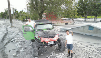  新北市民間車隊南下馳援光復　佛祖街展現台灣溫暖互助情