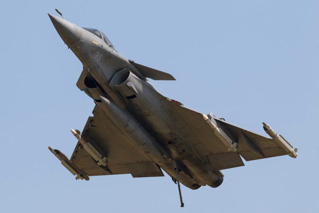 法製水師版「飆風M」（Rafale M）戰機的資料照。（圖:shutterstock/達志）