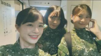 3位女兵「休假中」奔光復救災  人美心善照感動1.6萬人朝聖