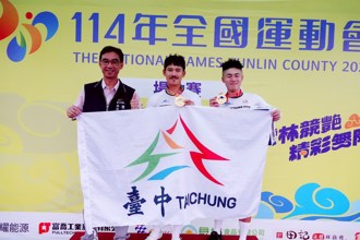 全運會》台中市代表隊自由車9金閃耀 康世峰、陳靖云各奪3金