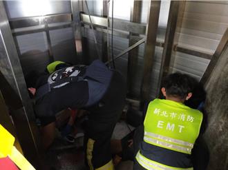 石碇工地電梯變大怒神  2樓高墜落2工人受傷