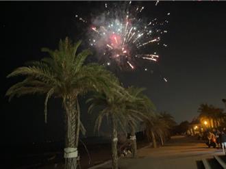 中秋前夕黃金海岸私放煙火 南市環保局深夜稽查開罰2件