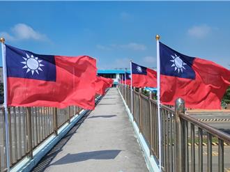 1.6萬面國旗迎國慶 台中成「旗海之城」