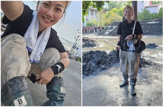 邵庭二度化身鏟子超人挺進災區 凌晨蘇花公路見震撼一幕