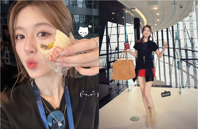 趙露思哭戲「鏡頭前直接卸妝」，素顏模樣曝光。（圖／翻攝自趙露思 小紅書）