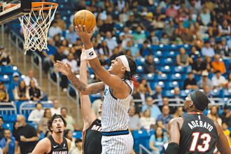 NBA》兩主將缺陣沒差 魔術熱身澆熄熱火