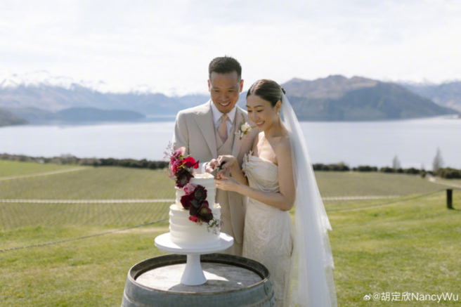 胡定欣宣布結婚喜訊。（圖／翻攝自胡定欣 微博）