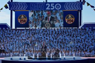 【美海軍建軍250週年】川普登航艦視導 見證堅實戰力