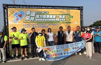 龍井路跑熱血開跑！烏日警維護賽事 宣導識詐＋交安
