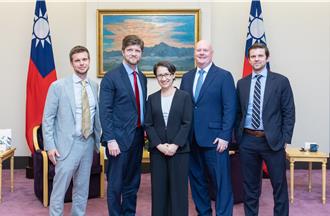 接見「傳統基金會」 蕭美琴：與美關係對台民主化至關重要