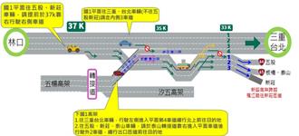 國1五股北出匝道望月底通車 分流車流改善壅塞