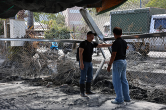 中職》會長蔡其昌親赴光復勘災 當「捐款超人」捐50萬