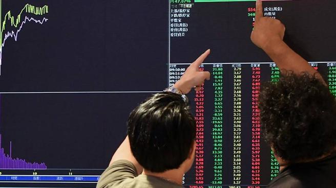 台股开盘下跌逾200点。图／本报资料照片