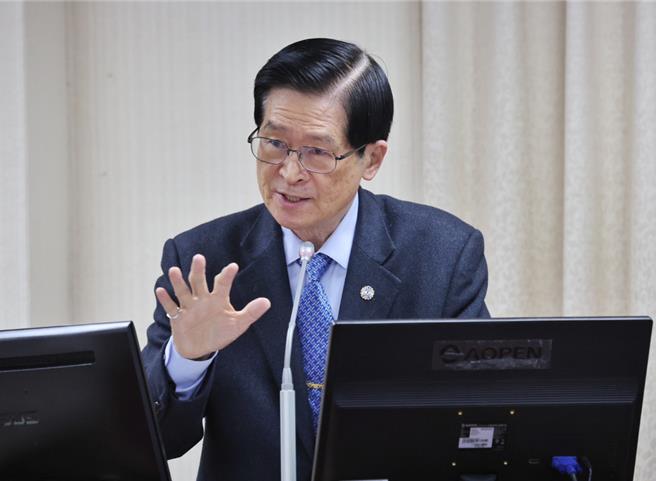 退辅会主委严德发。（姚志平摄）