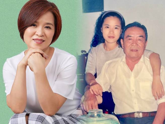 主持人杨月娥父亲罹患肺腺癌病逝，从确诊到死亡仅9个月。(照片/杨月娥提供)