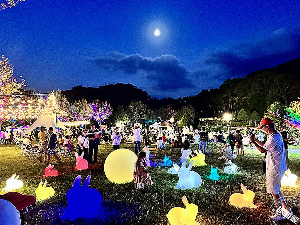 來慈湖潮復刻 _活動現場光環境（圖/桃園市政府觀旅局提供）