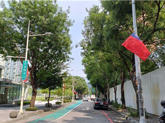 台中掛1.6萬面國旗卻被議員批街頭冷清  市府曝原因會優化