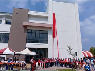 雲林北辰國小活動中心啟用 斥逾2億打造全運會賽事新場地