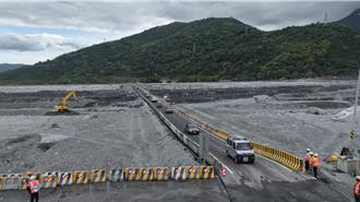 花蓮馬太鞍溪橋涵管便道今通車 限速30公里、全時監控