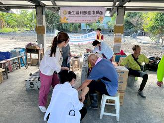 連假挺進花蓮災區 台中醫護正妹設醫療站 忍不住落淚